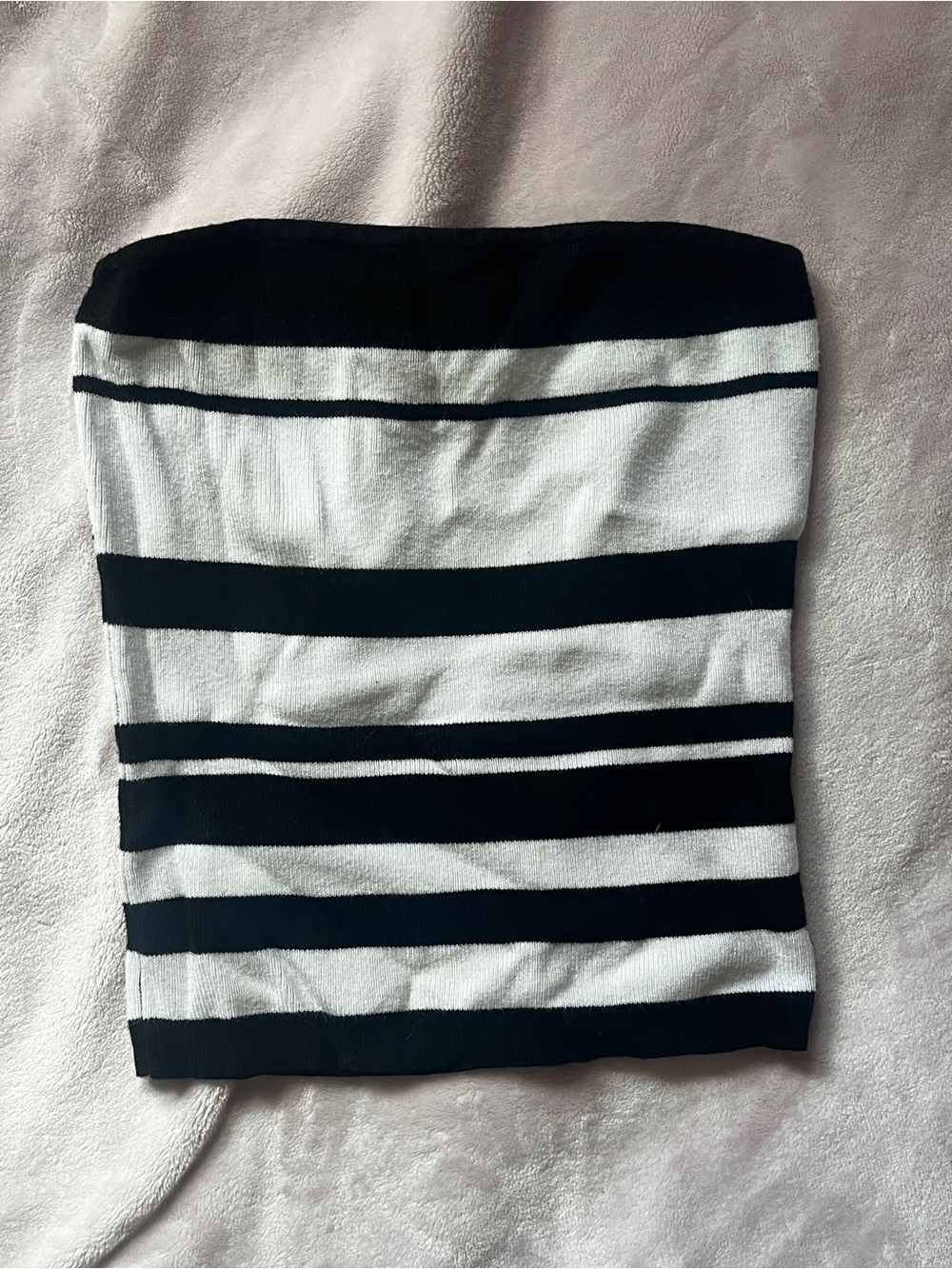 dynamite knit striped tube top